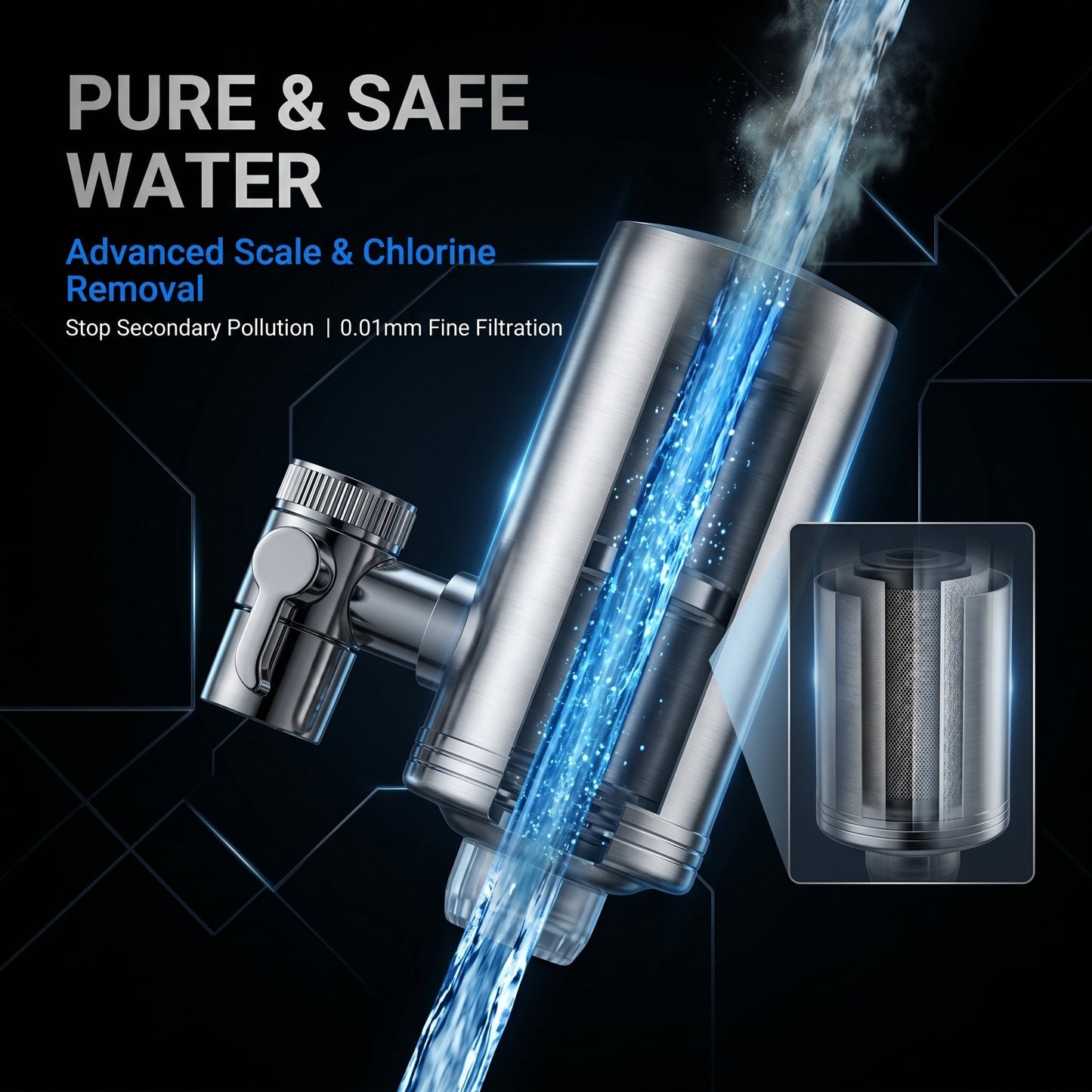 💥HOT SALE - 49% OFF🔥Faucet Water Purifier with Adapters💧