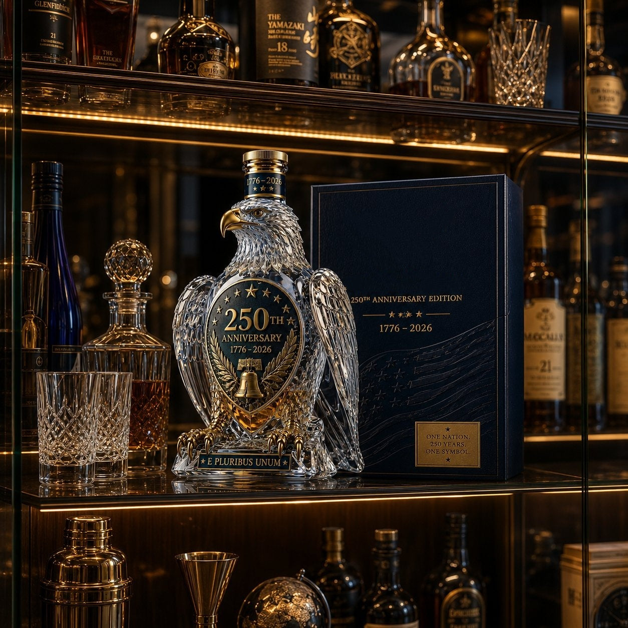 🦅🦅Hawk Whiskey Bottle -250th Anniversary Commemorative Bottle