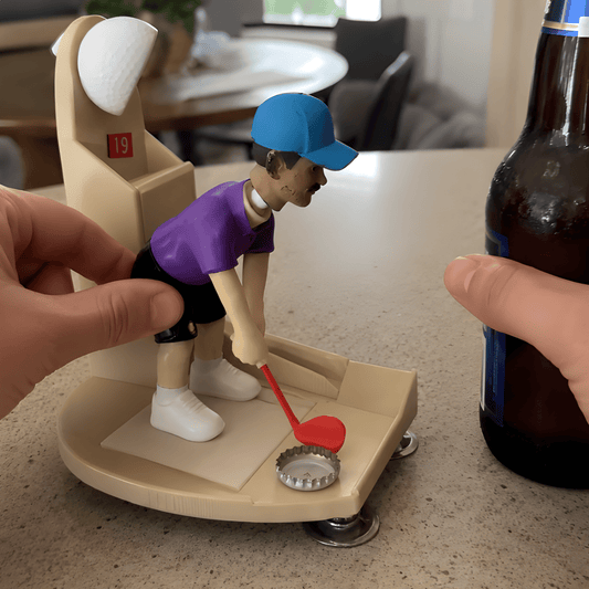⛳🍾Golf ball themed bottle opener
